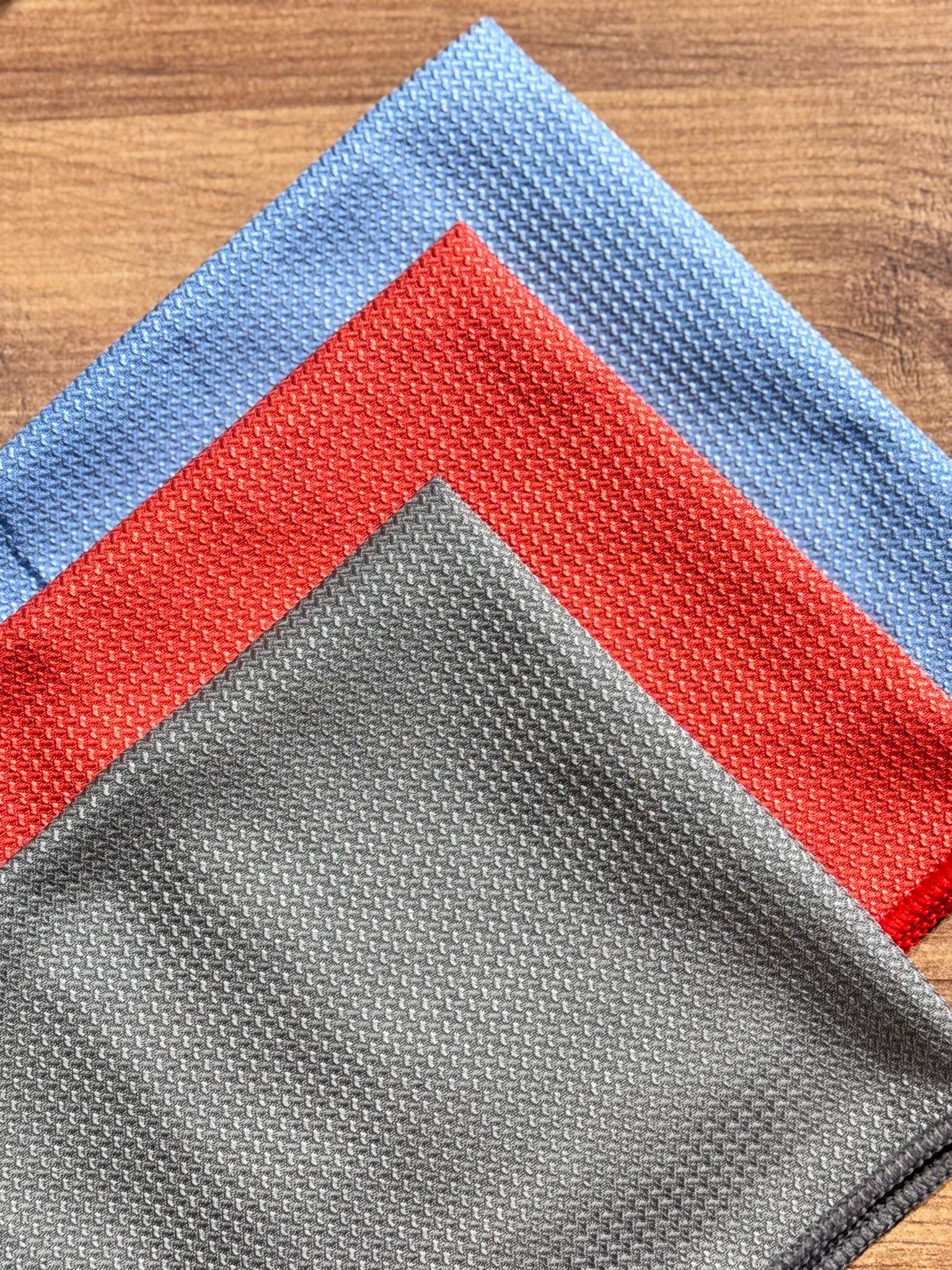 3 Lü Mikrofiber Cam Temizlik Bezi Renkli - 40x40 cm