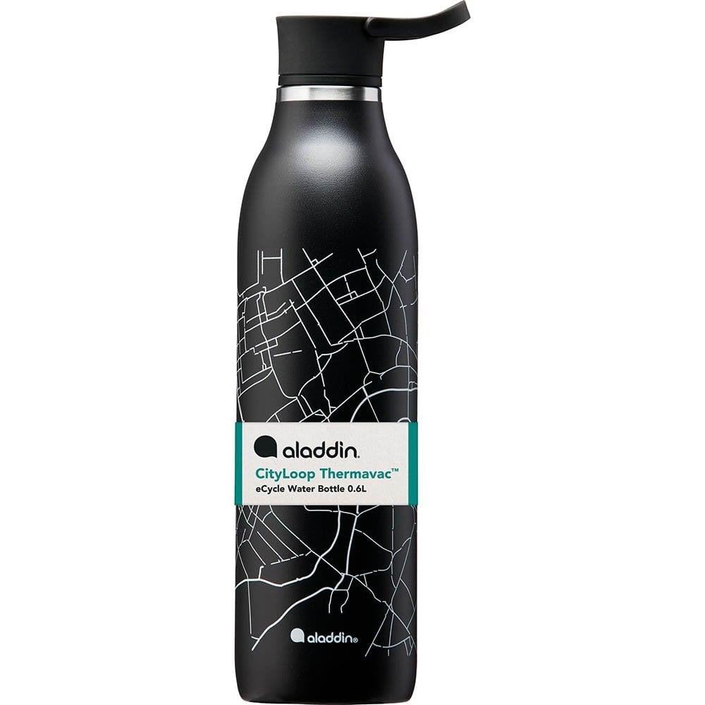 Aladdin City Loop Thermavac eCycle Paslanmaz Çelik Su Şişesi 0.60 Lt - Siyah