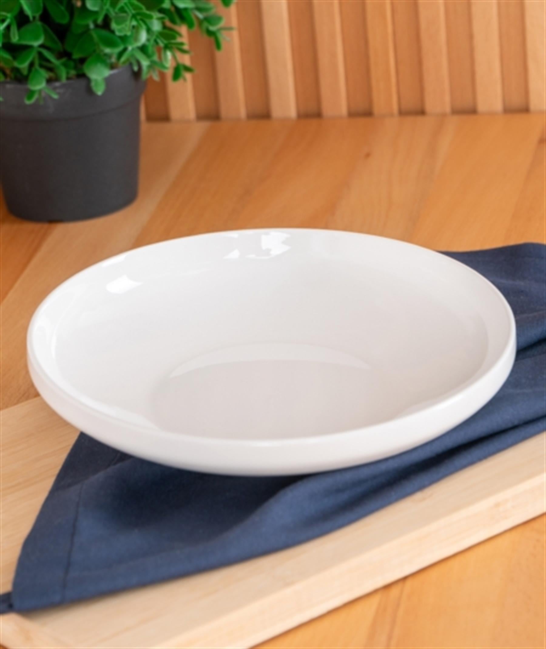 Aria Collection Yuvarlak Çukur Yemek Tabak - 21 cm