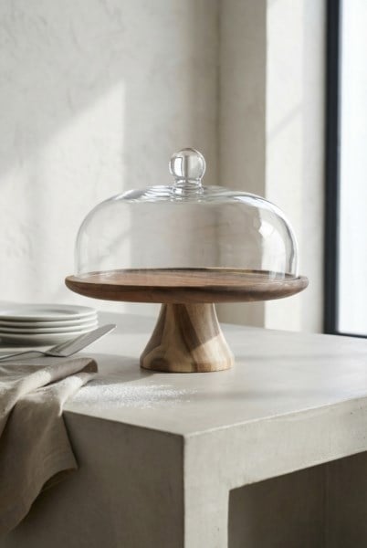 Arlina Akasya Ayaklı Pasta Standı - 26 cm