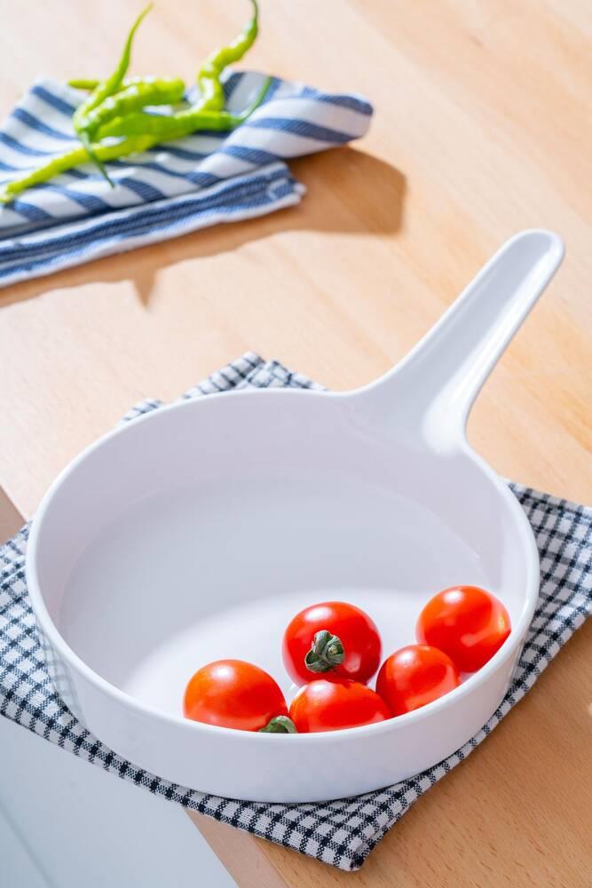 Bianco Perla Porselen Sunum Tava - 33 cm