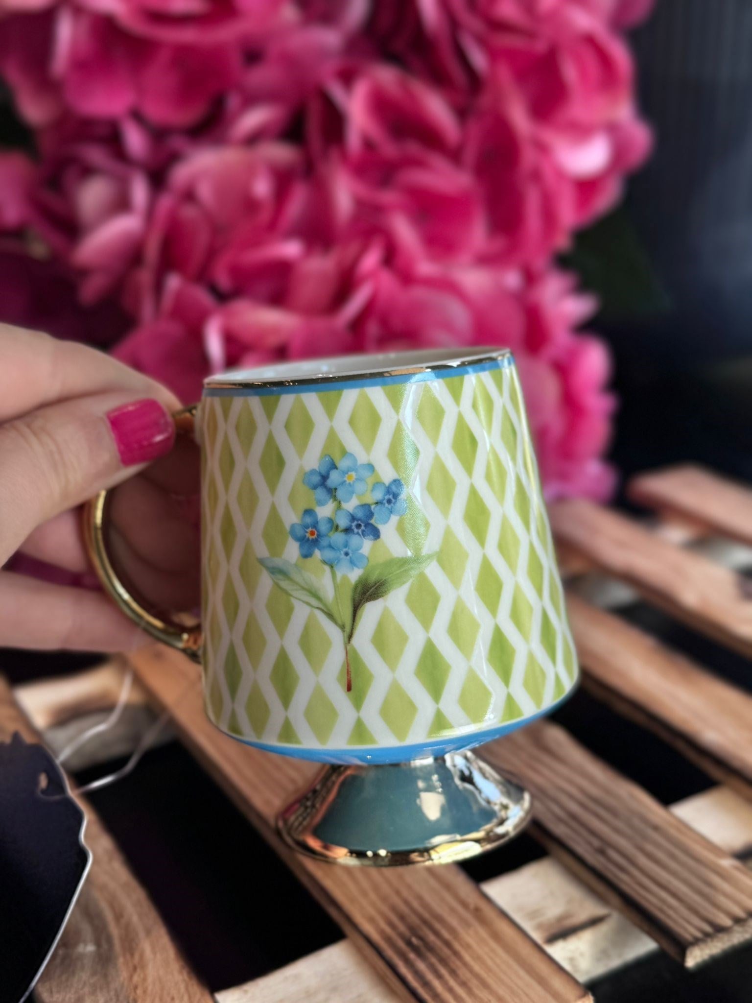 Blue Seraphina Collection Mug Kupa Bardak - 150 ml / 1 Adet