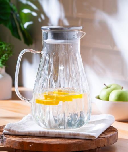 Borosilikat Cam Sürahi - 1800 ML