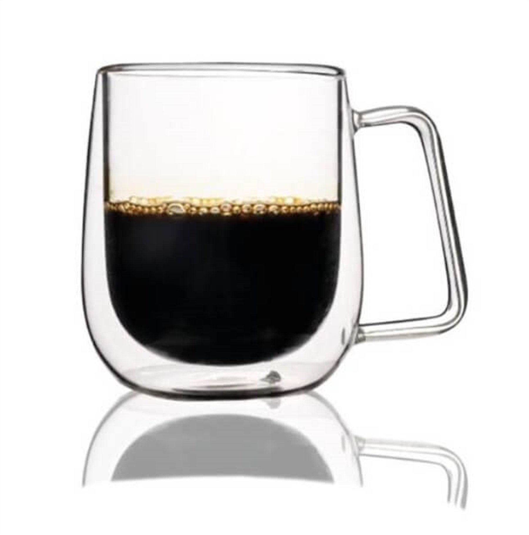 Çift Çidarlı Cam Kupa 