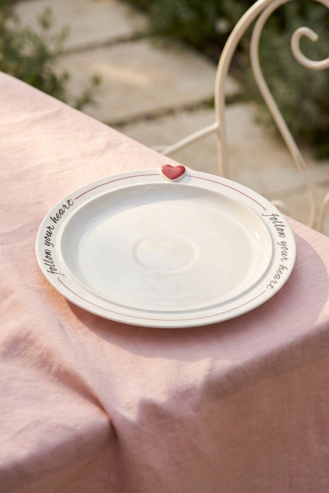 Cuore Love Porselen Servis Tabak - 27 cm