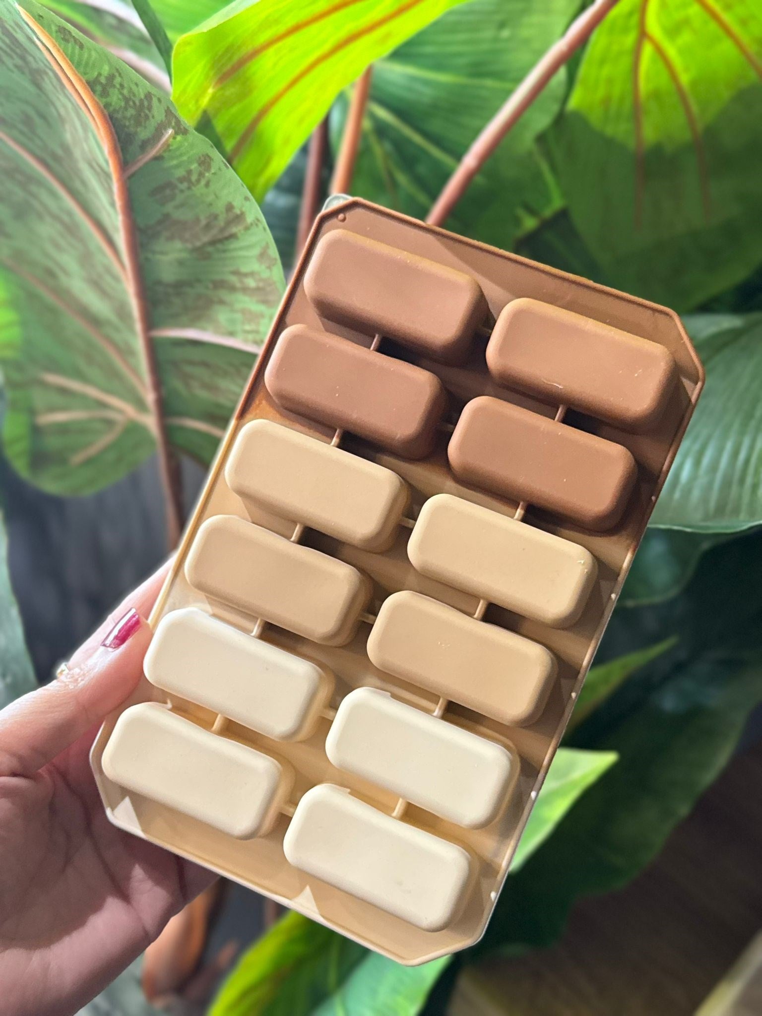 Dikdörtgen Şekilli Silikon Çikolata & Buz Kalıbı