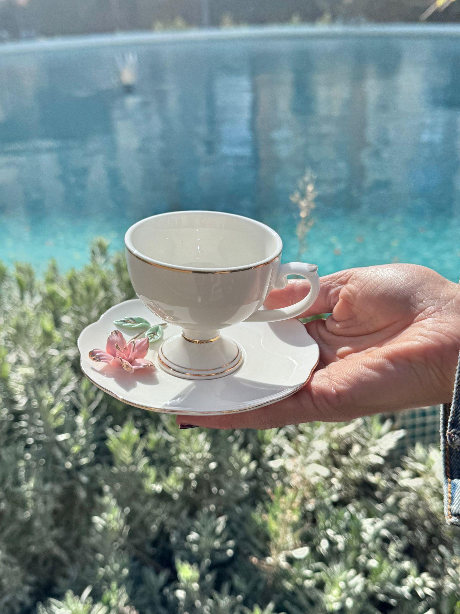 Felicity 6 Kişilik Türk Kahve Fincan Takımı - 80 ml Pembe