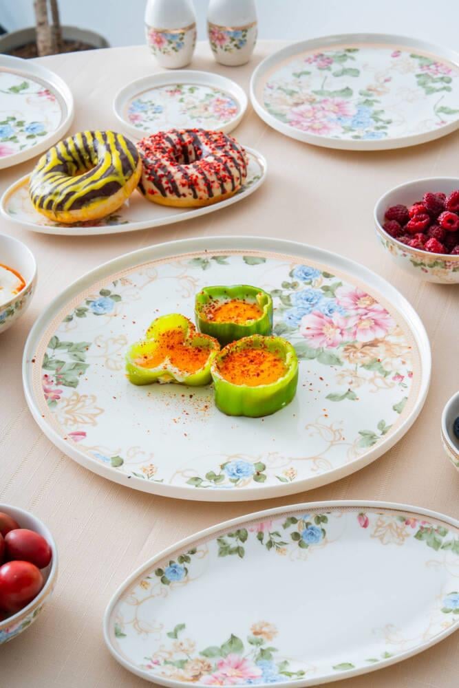 Freya 6 Kişilik 23 Parça Porselen Kahvaltı Takımı