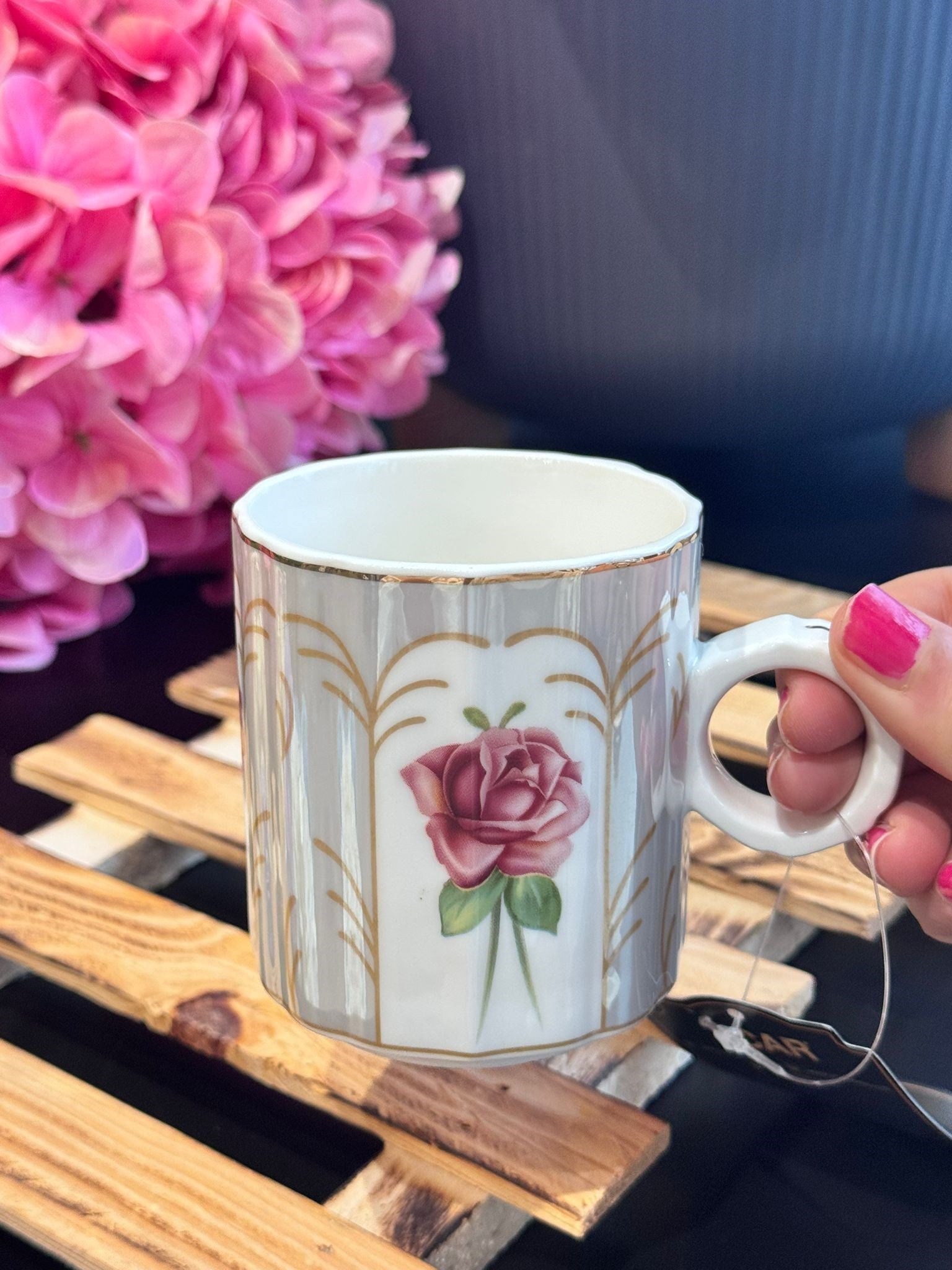 Gray Rose Collection Mug Kupa Bardak - 150 ml / 1 Adet