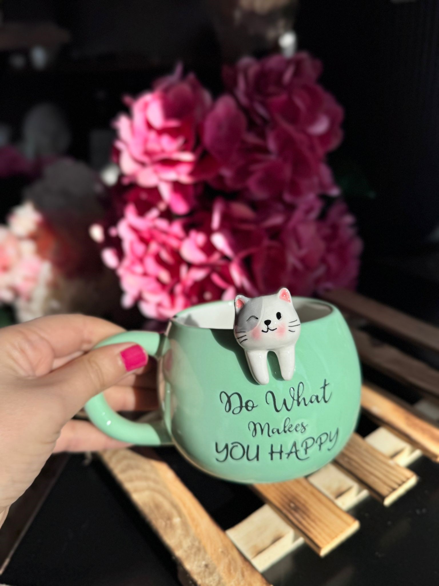 Green Cuddly Collection Mug Kupa Bardak - 430 ml / 1 Adet