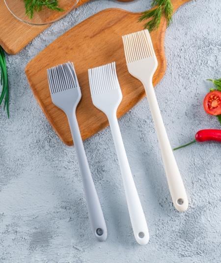 Beyaz Silikon Fırça - 25 cm / 1 Adet