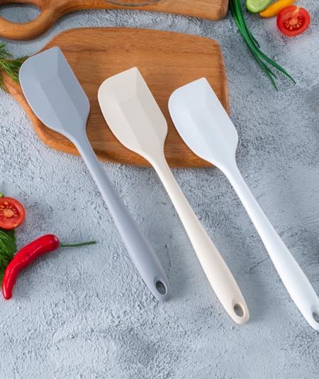 Beyaz Silikon Spatula - 27 cm / 1 Adet