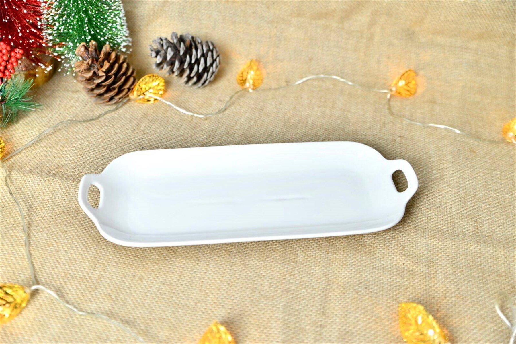 Kulplu Porselen Tabak 31 cm