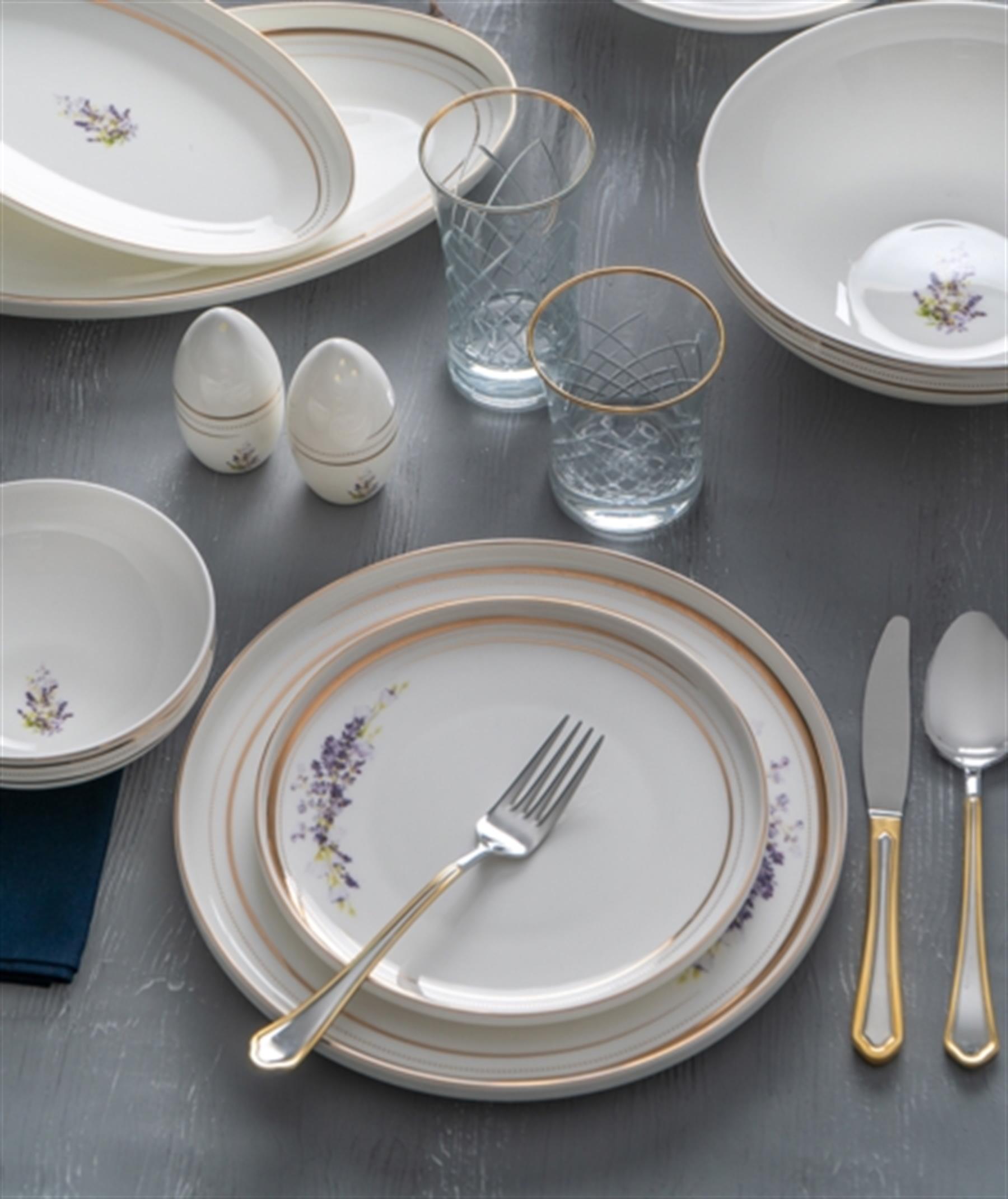 Leona 57 Parça Porselen 12 Kişilik Yemek Takımı