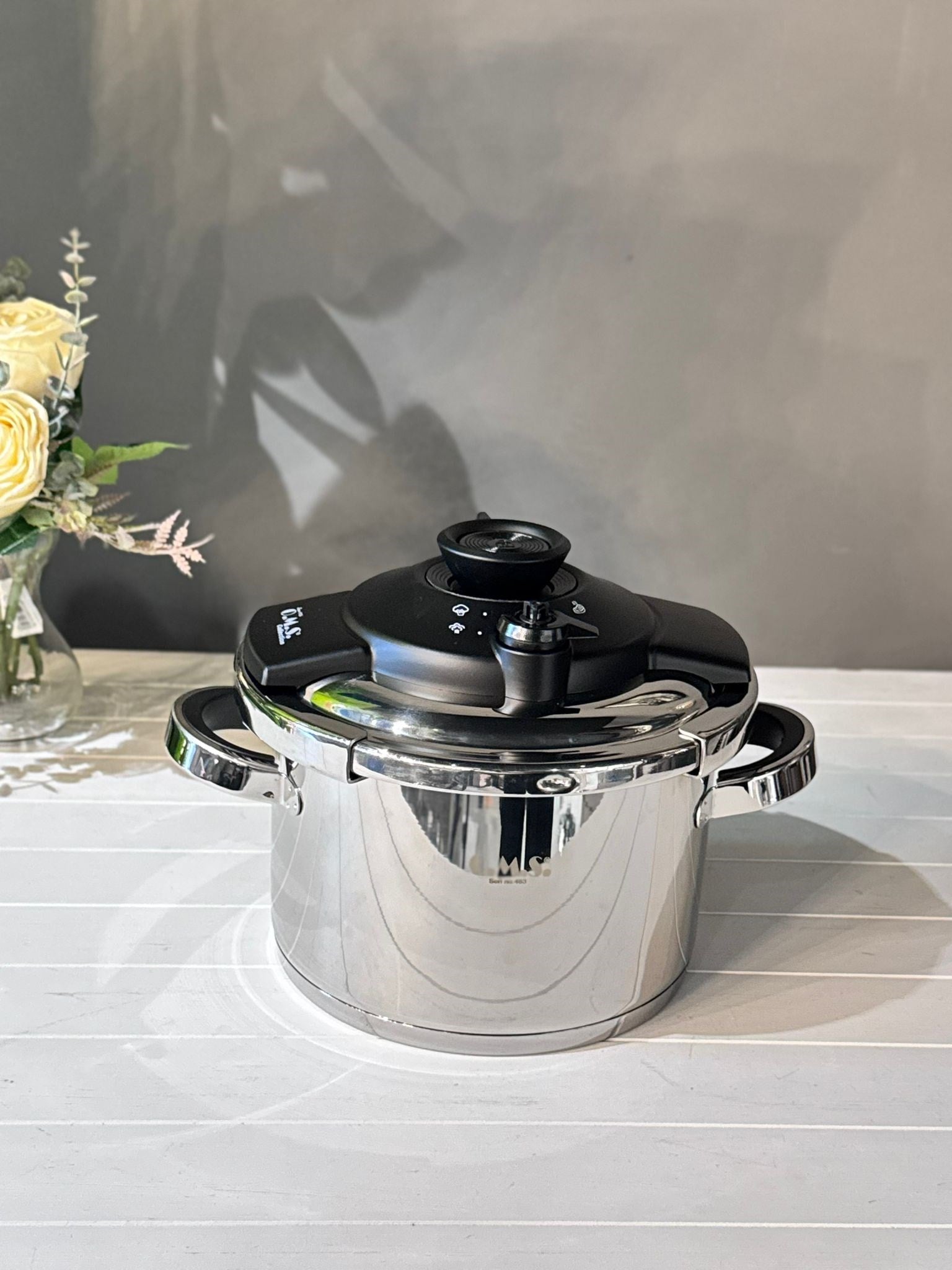 OMS 5 Litre Matik Paslanmaz Çelik Düdüklü Tencere