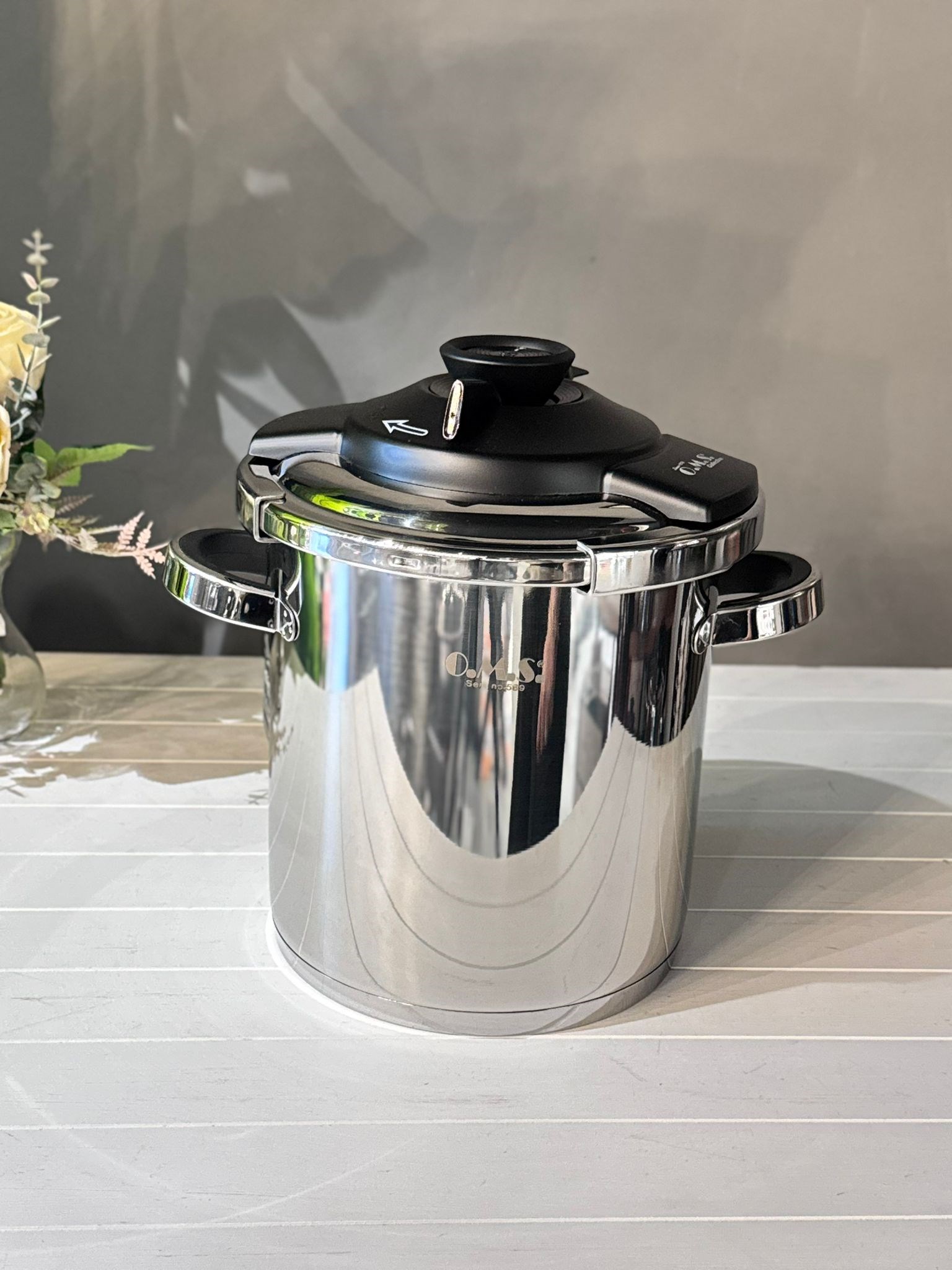 OMS 9 Litre Matik Paslanmaz Çelik Düdüklü Tencere