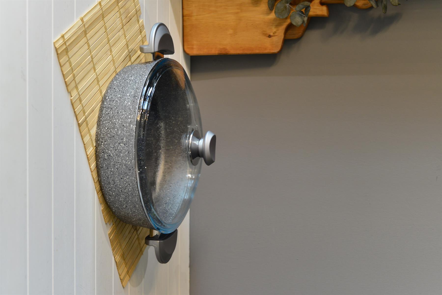 OMS Granit Basık Tencere 30 cm