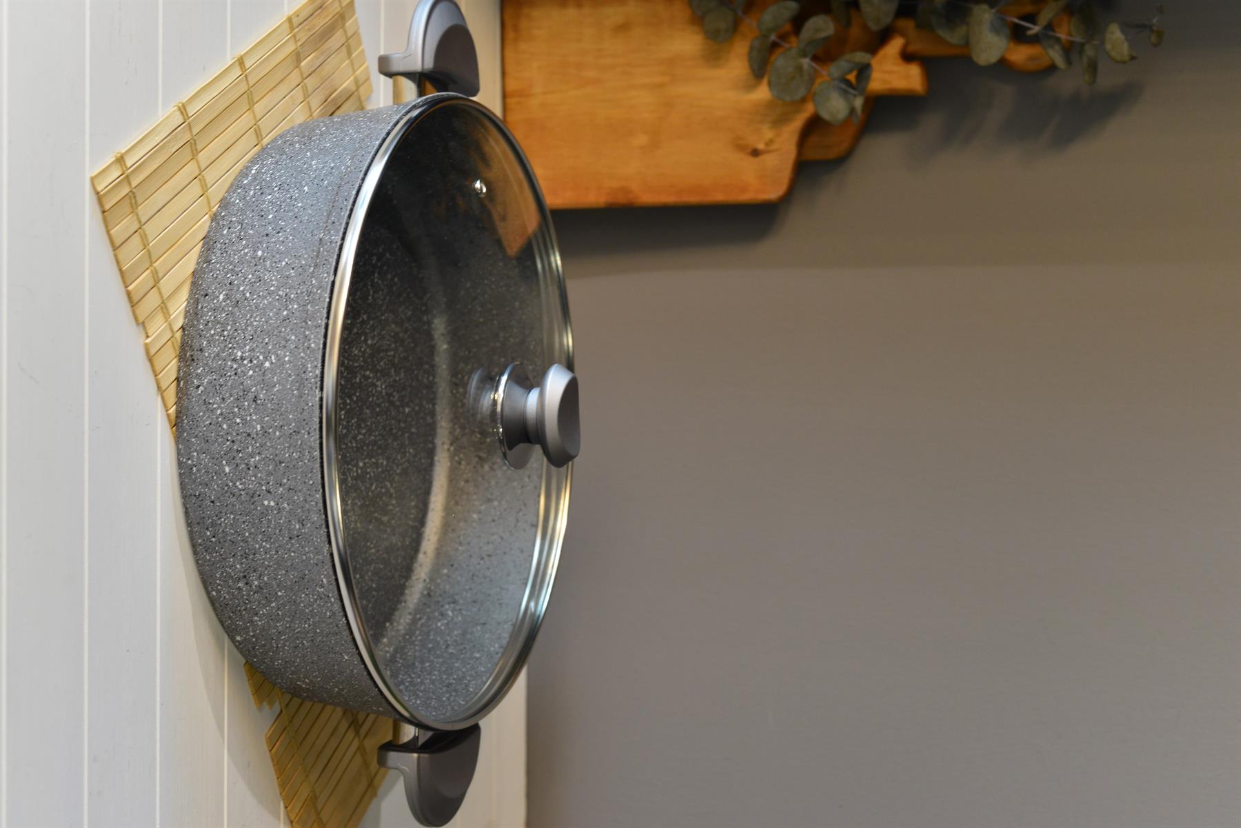 OMS Granit Basık Tencere 34 cm