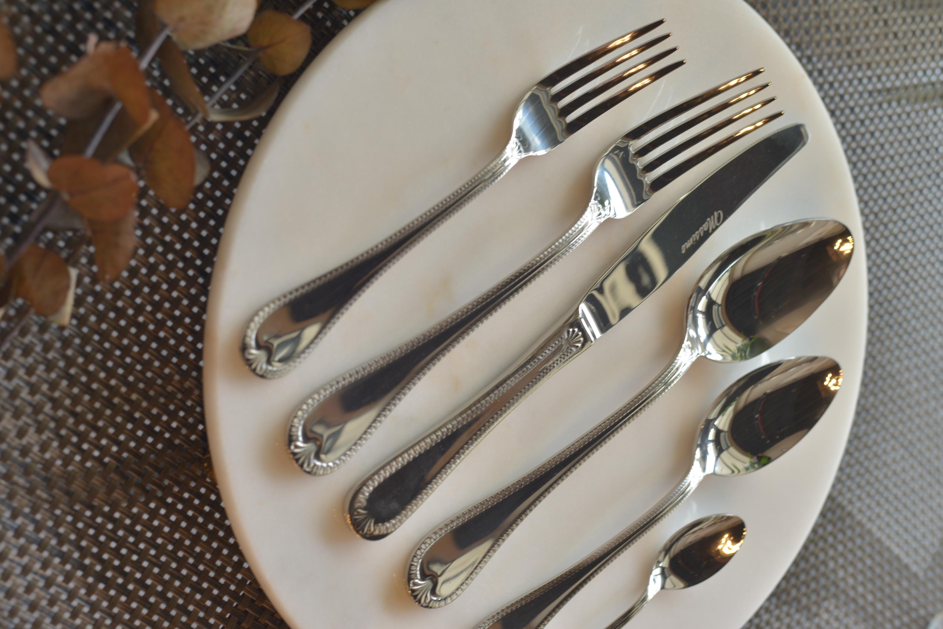 Petra 12 Kişilik 72 Parça 18/10 Paslanmaz Çelik Çatal Kaşık Takımı