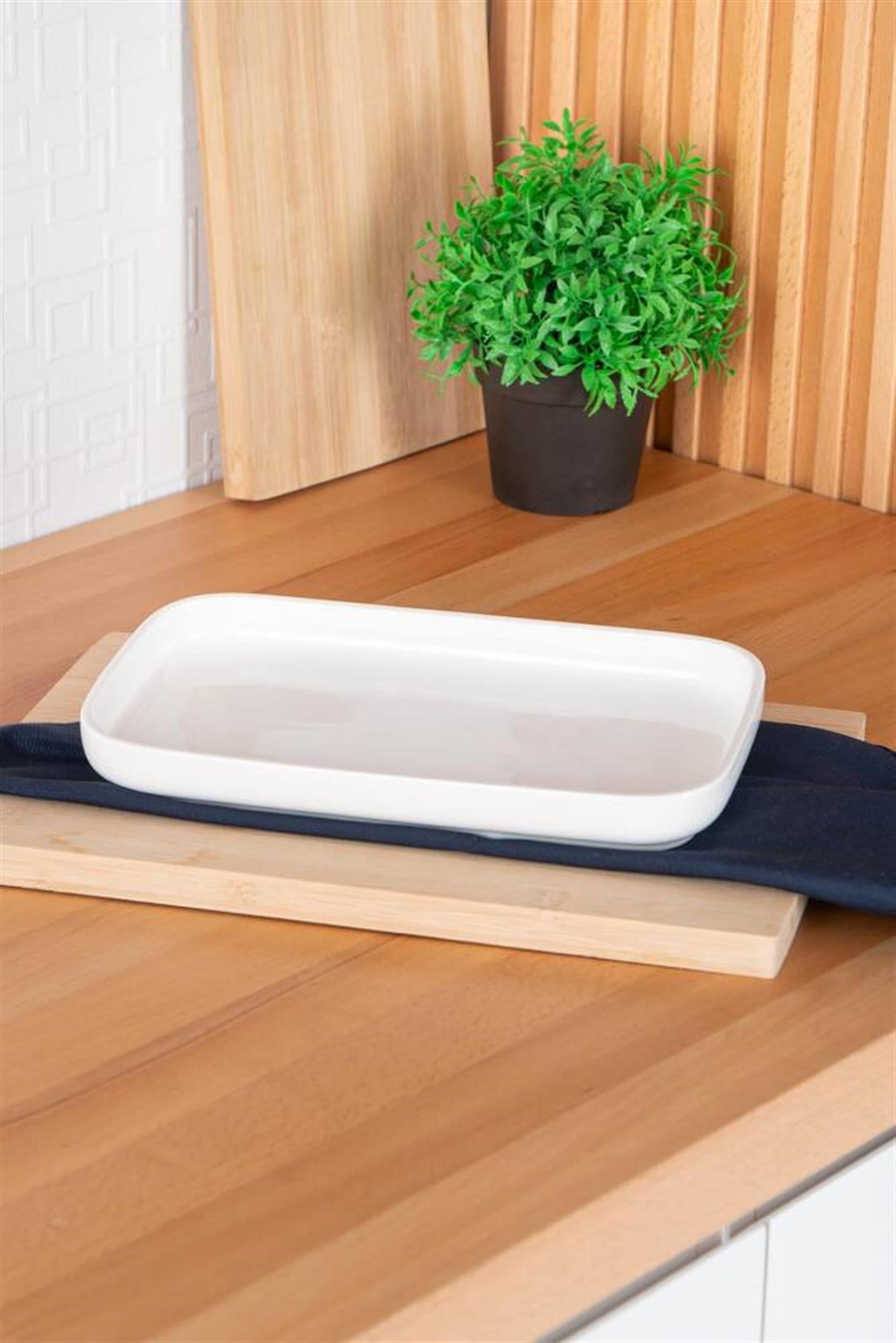 Pure Royal Dikdörtgen Kayık Tabak - 26.5 cm / 1 Adet