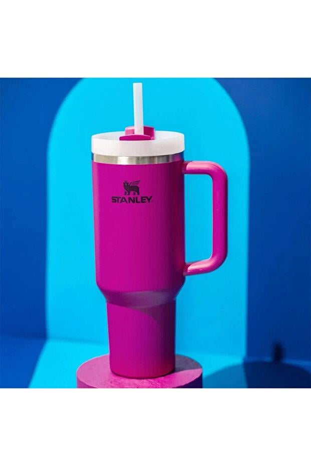 Stanley The Quencher H2.O FlowState™ Tumbler Pipetli Termos Bardak 1.18 Lt - Violet Blossom