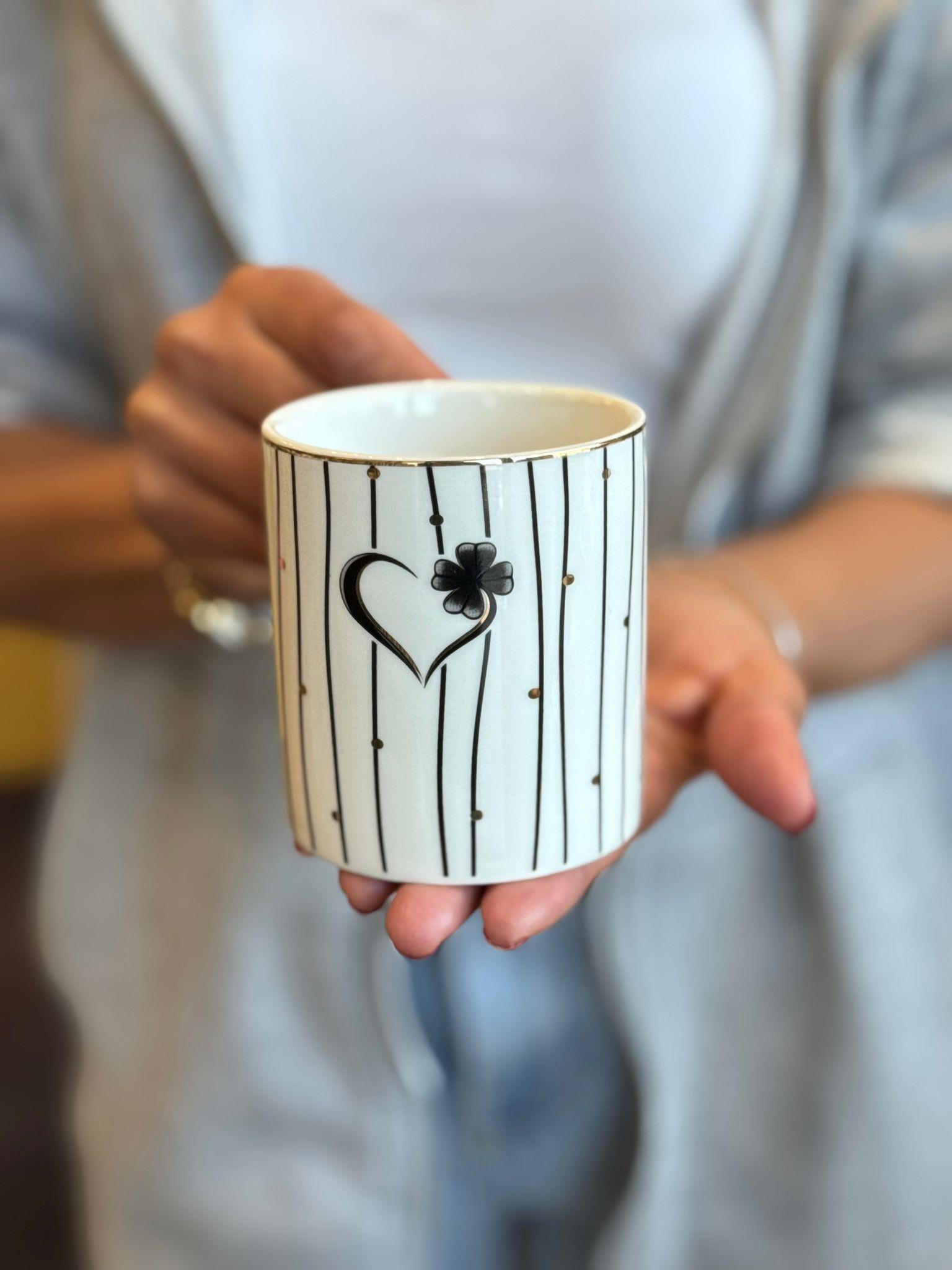 Zen Black Mug Kupa Bardak - 190 ml / 1 Adet