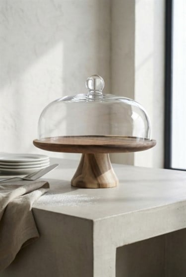Arlina Akasya Ayaklı Pasta Standı - 26 cm