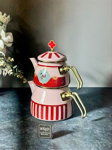 Chloe Collection Emaye Çaydanlık Takımı