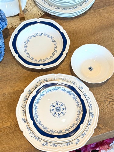Osborne 6 Kişilik 24 Parça Porselen Yemek Takımı