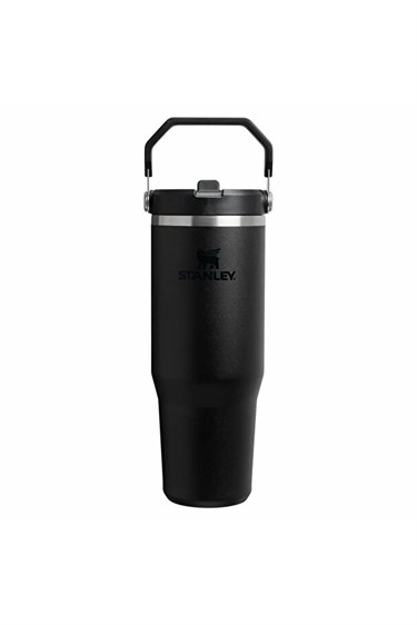 Stanley The IceFlow Flip Straw Pipetli Termos Bardak 0,89 LT - 30oz Black