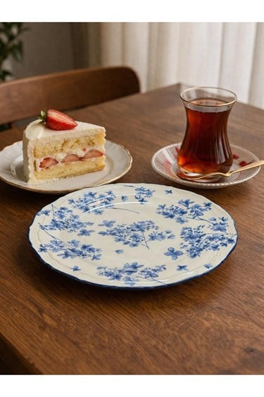 Vintage Garden Porselen Pasta Tabak - 21 cm