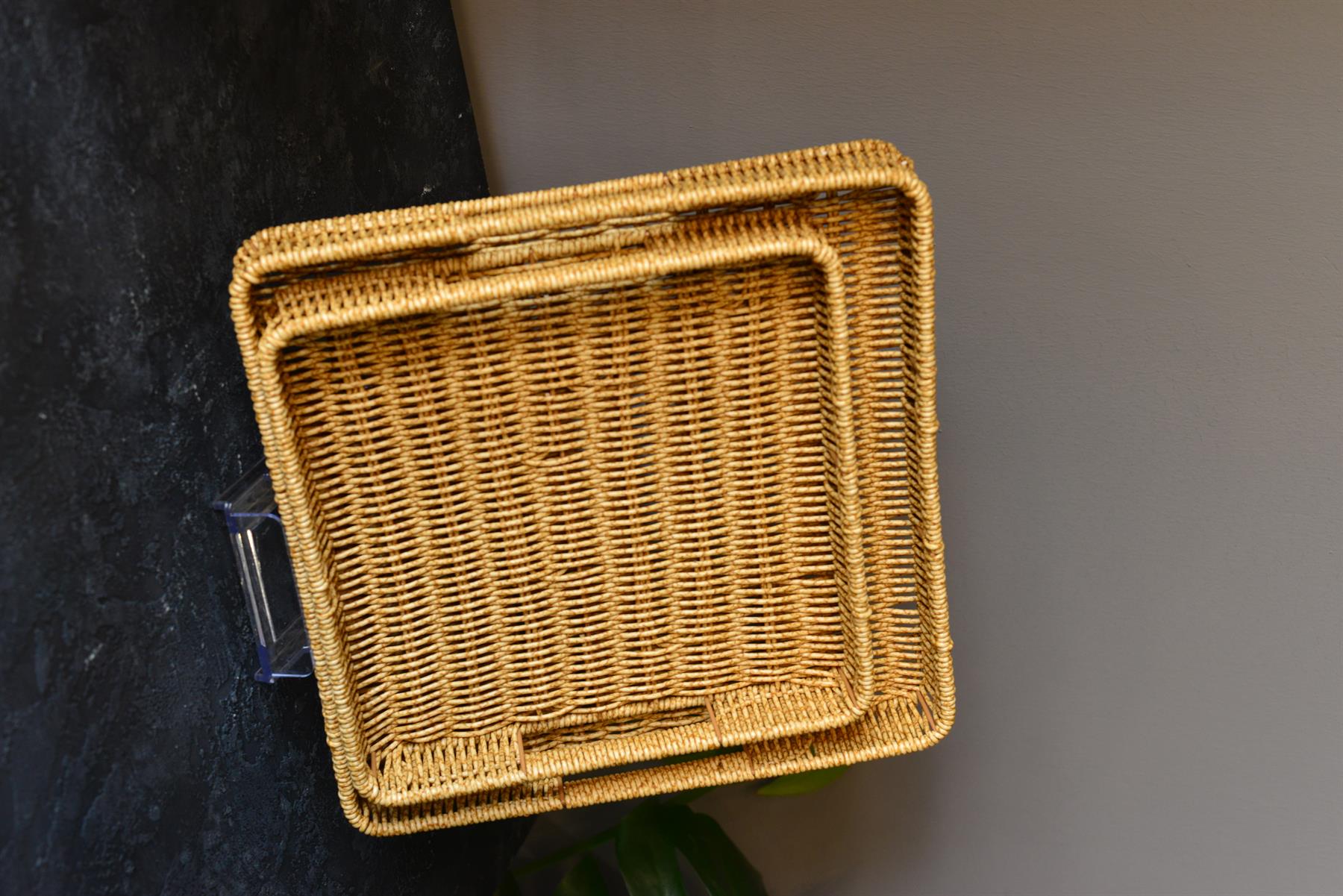 2 Li Rattan Tepsi