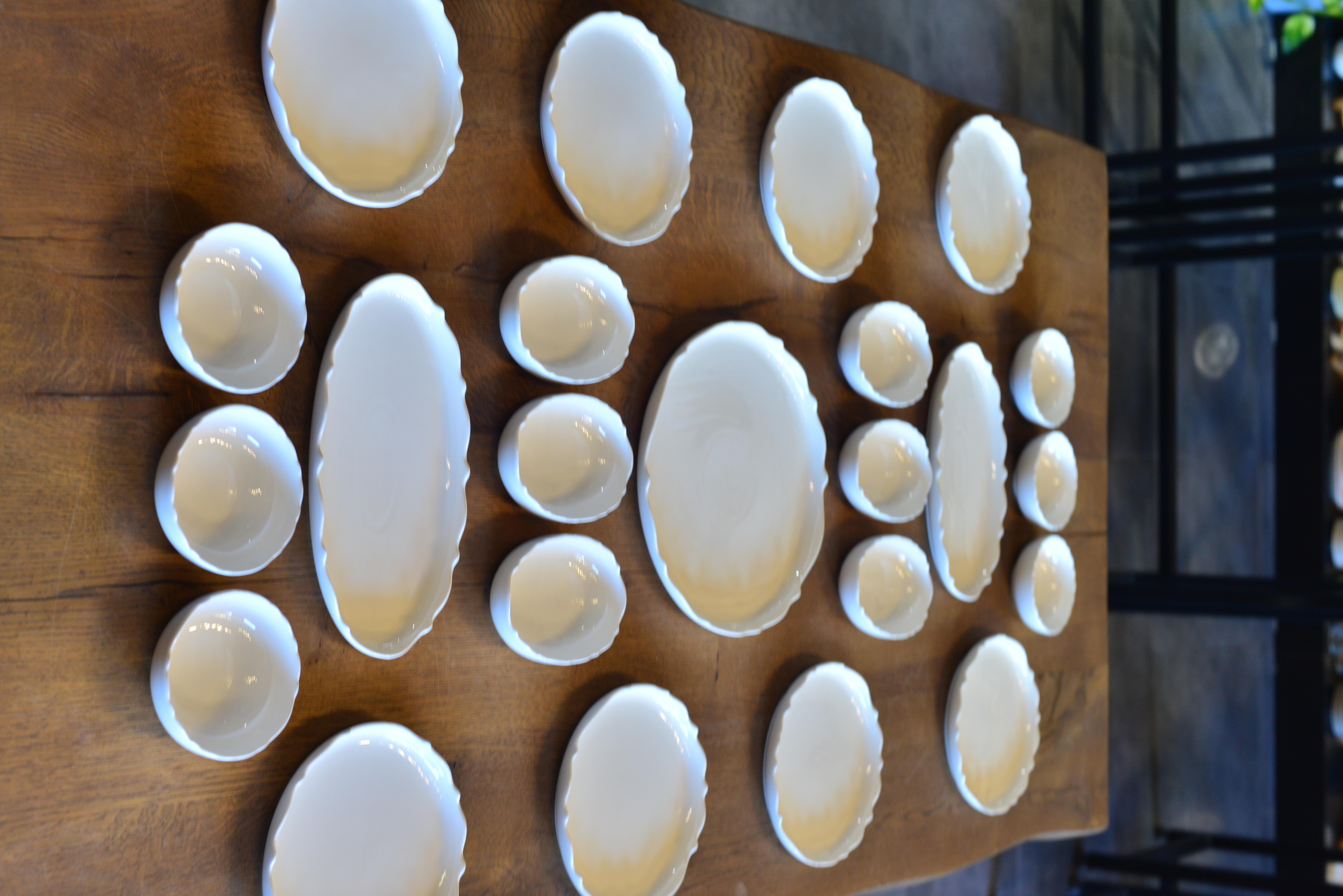 23 Parça 8 kişilik Niravana Porselen Kahvaltı Seti 