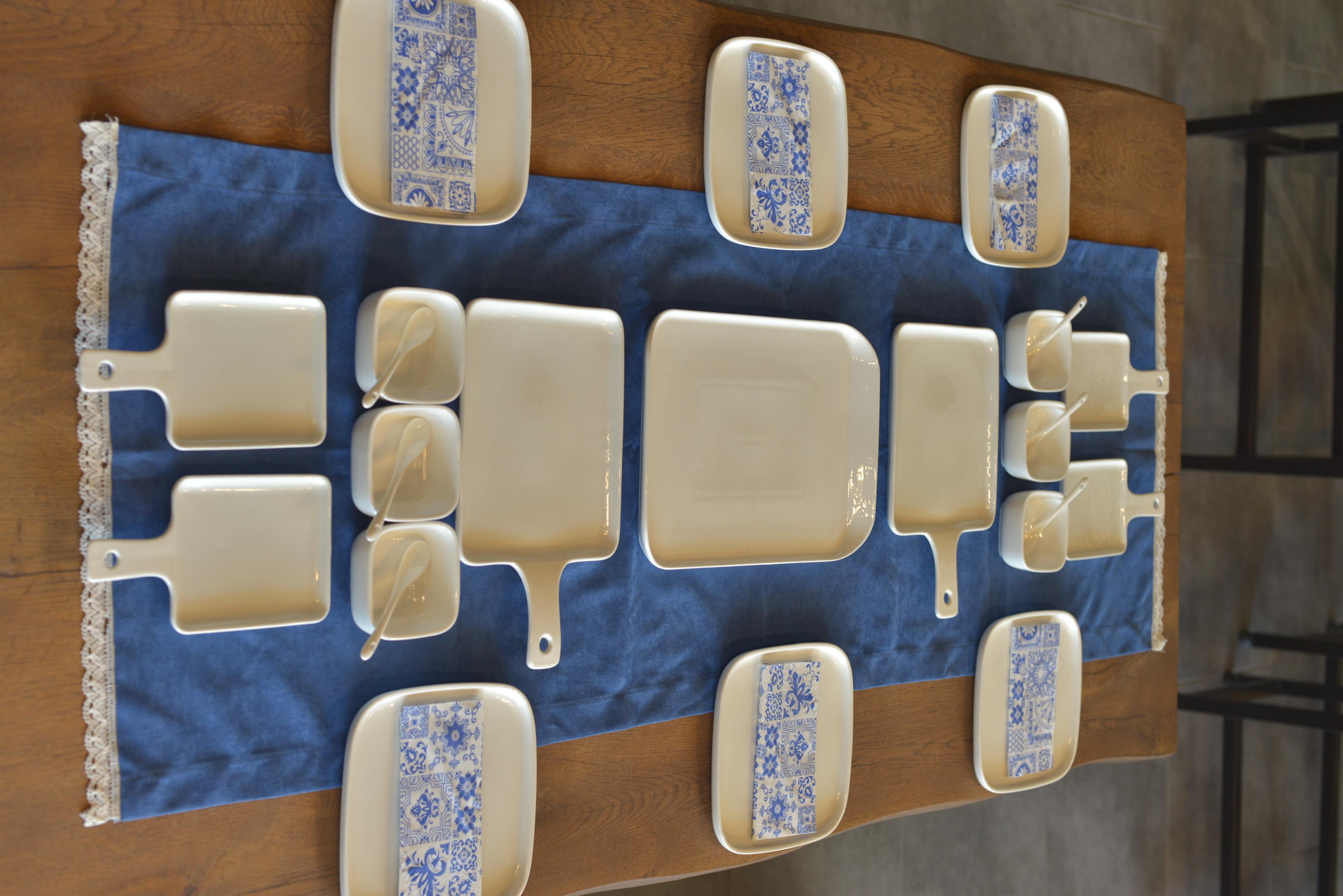 25 Parça 6 kişilik Pure Royal Porselen Kahvaltı Seti 