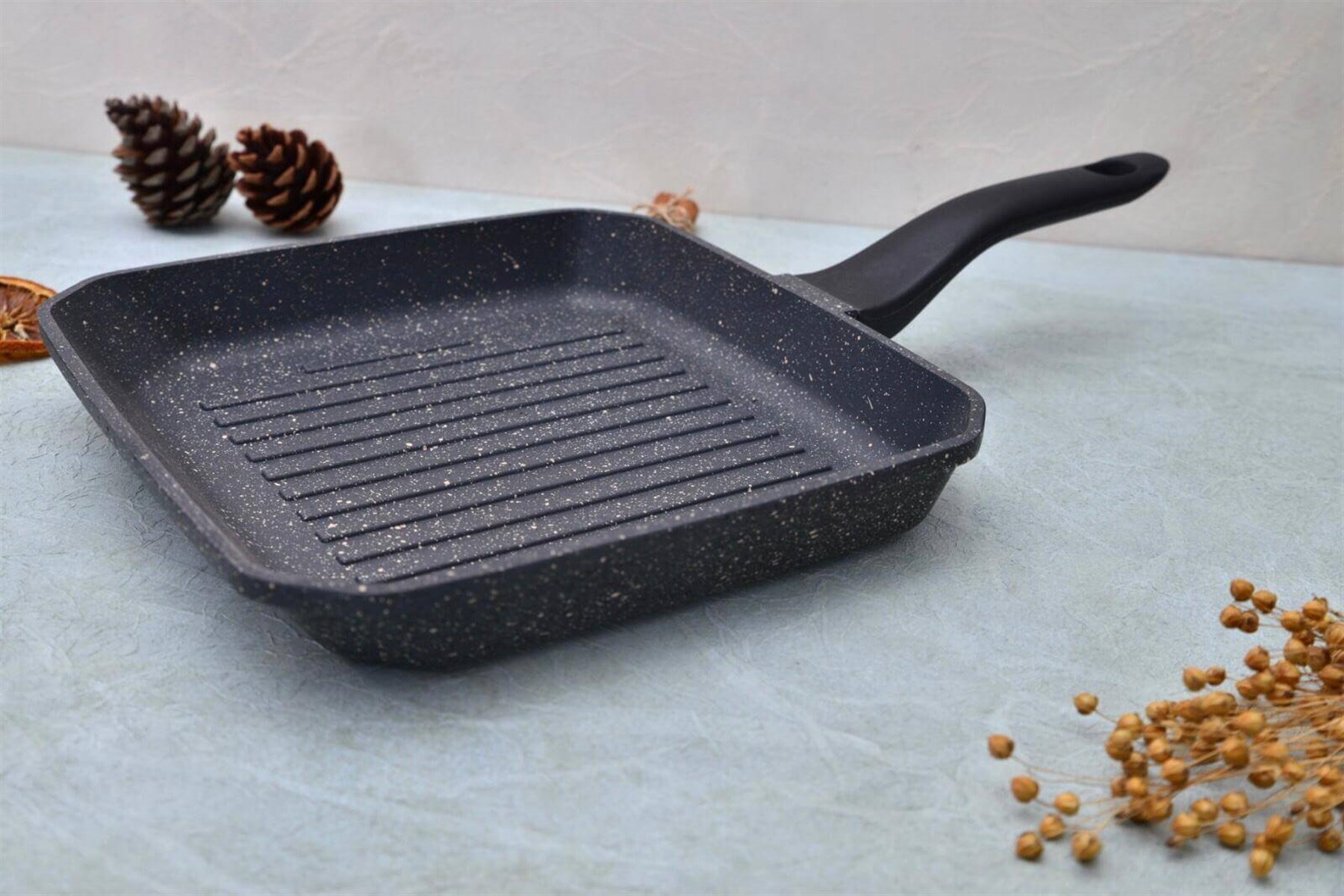 26 cm Döküm Grill Tava