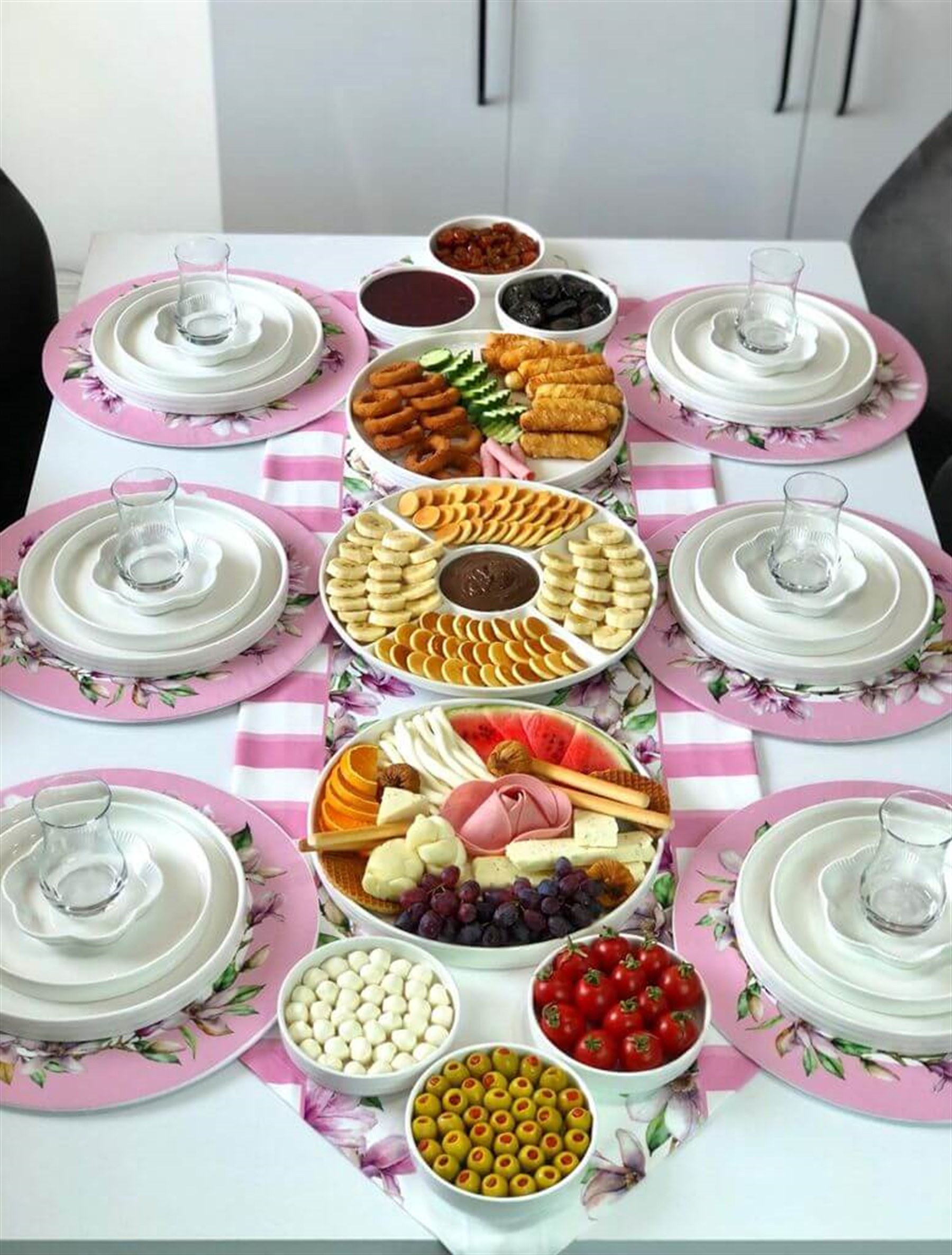 27 Parça 6 Kişilik Porselen Kahvaltı / Yemek Seti