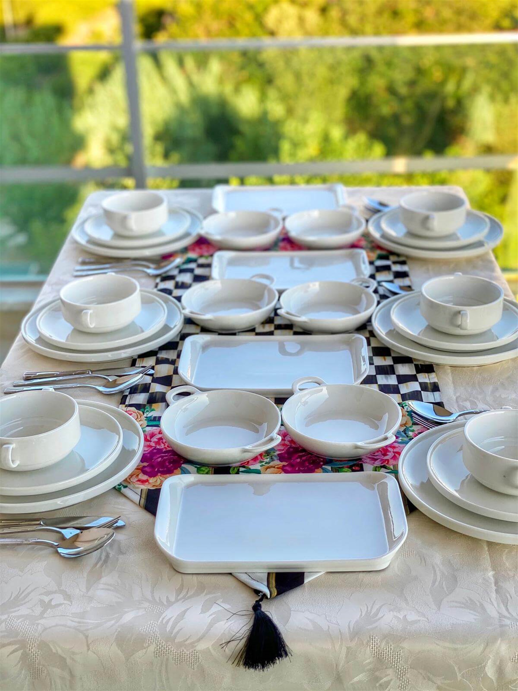 28 Parça Porselen Kahvaltı / Yemek Seti