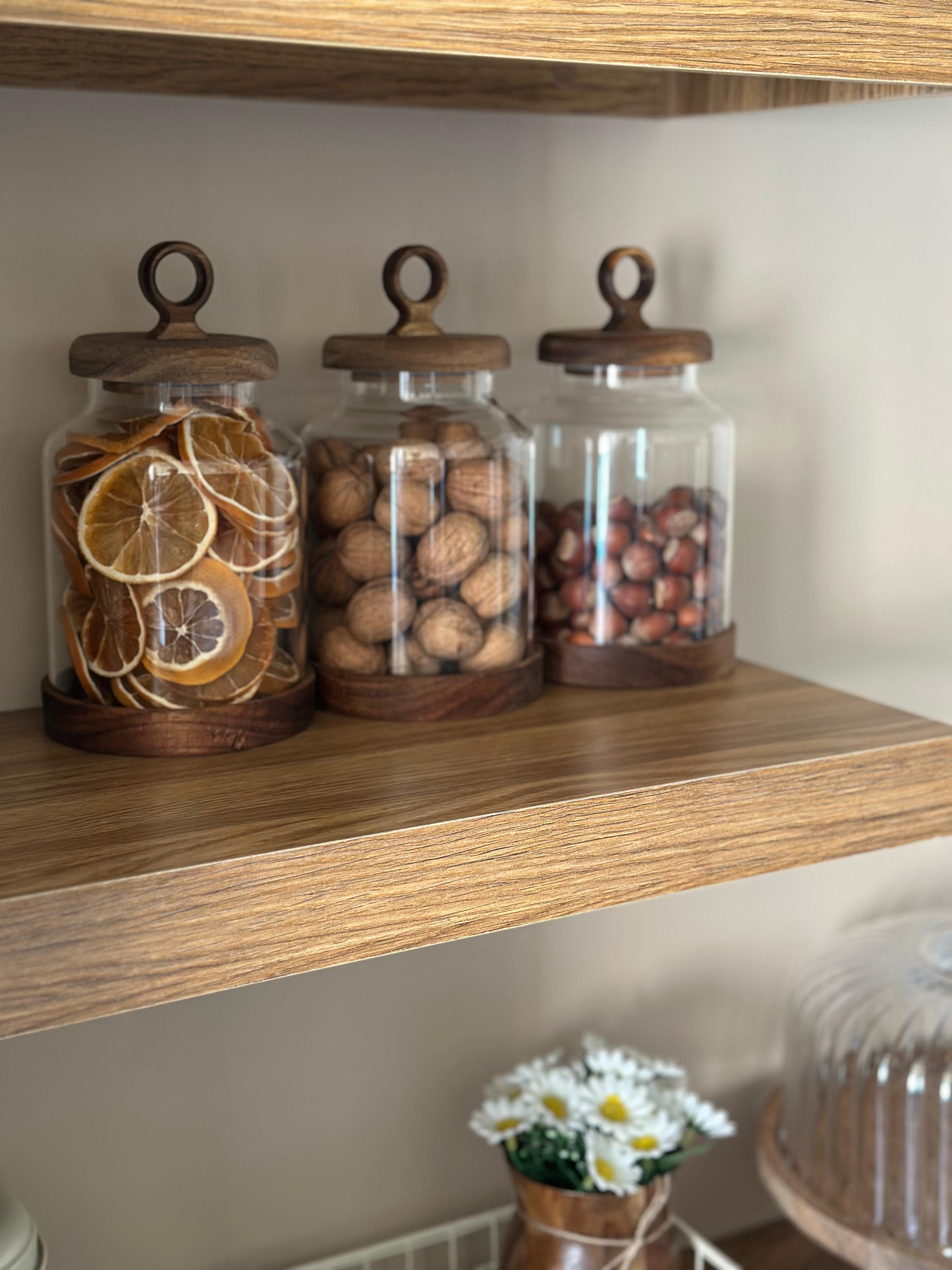 3 Lü Akasya Pinterest Lily Borosilikat Cam Kavanoz Seti