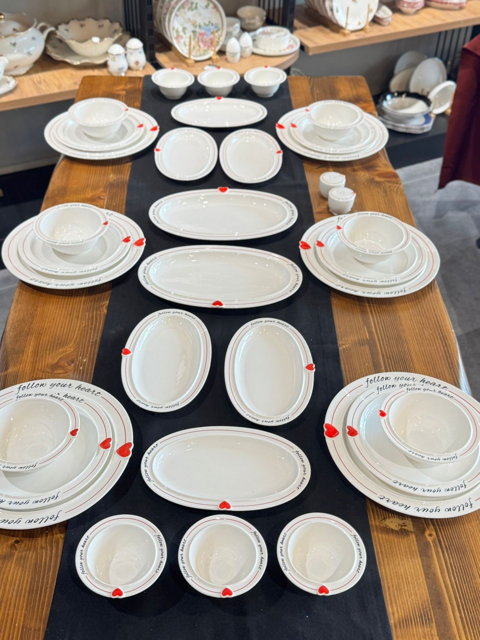34 Parça 6 kişilik Porselen Set