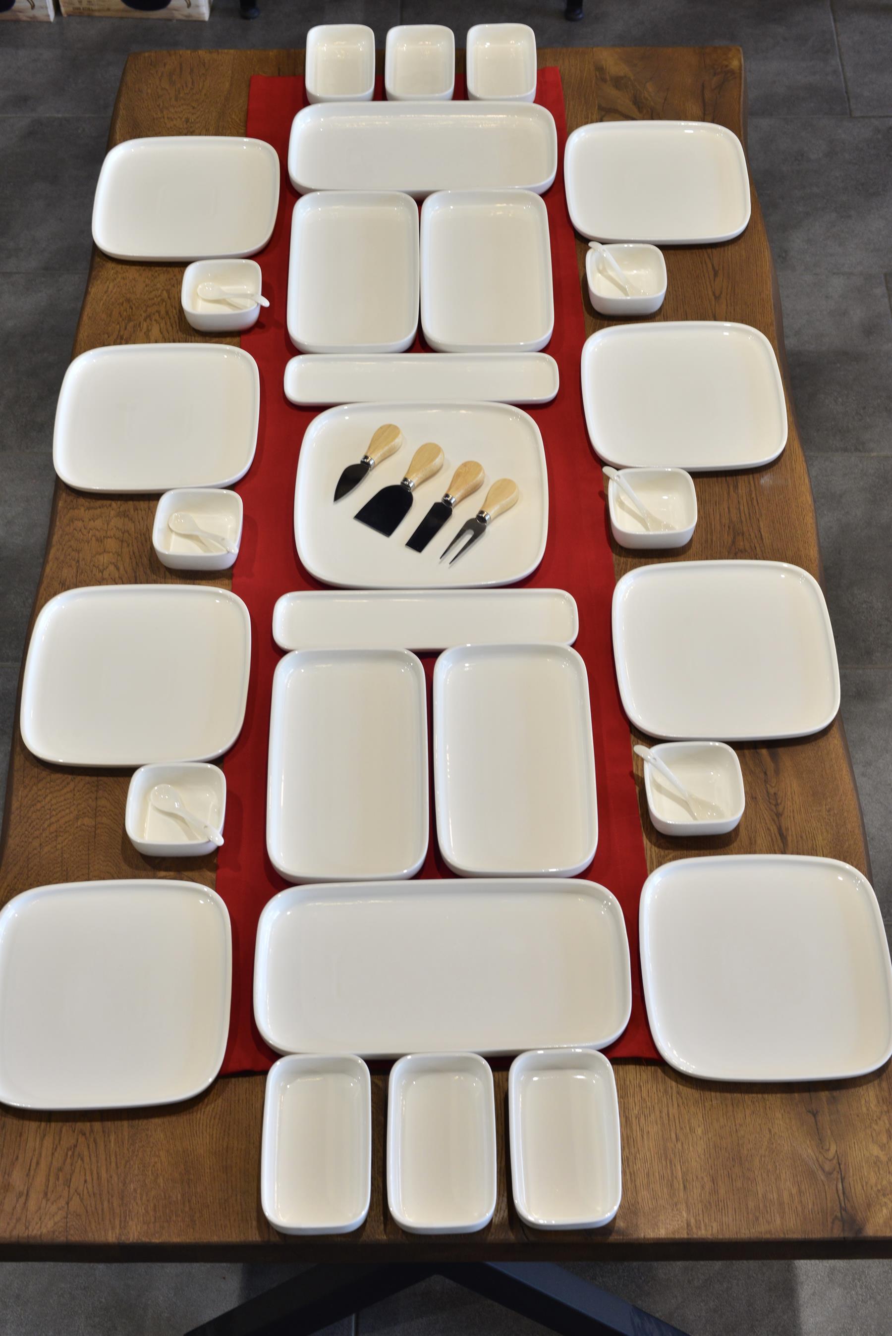 39 Parça 8 kişilik Porselen Kahvaltı Seti 