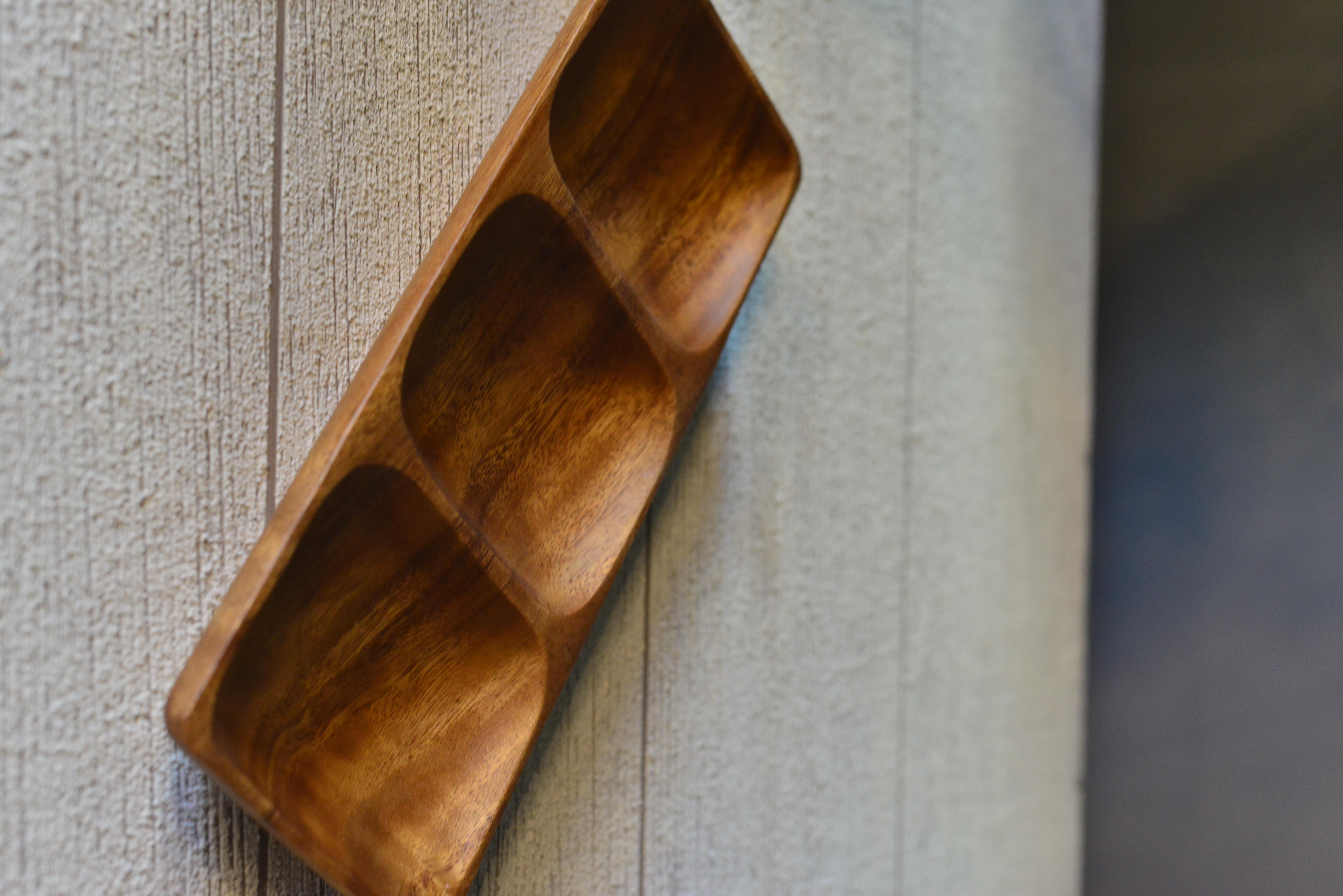 Akasya 3 Bölmeli Çerezlik Sunumluk Tabak - 1 Adet