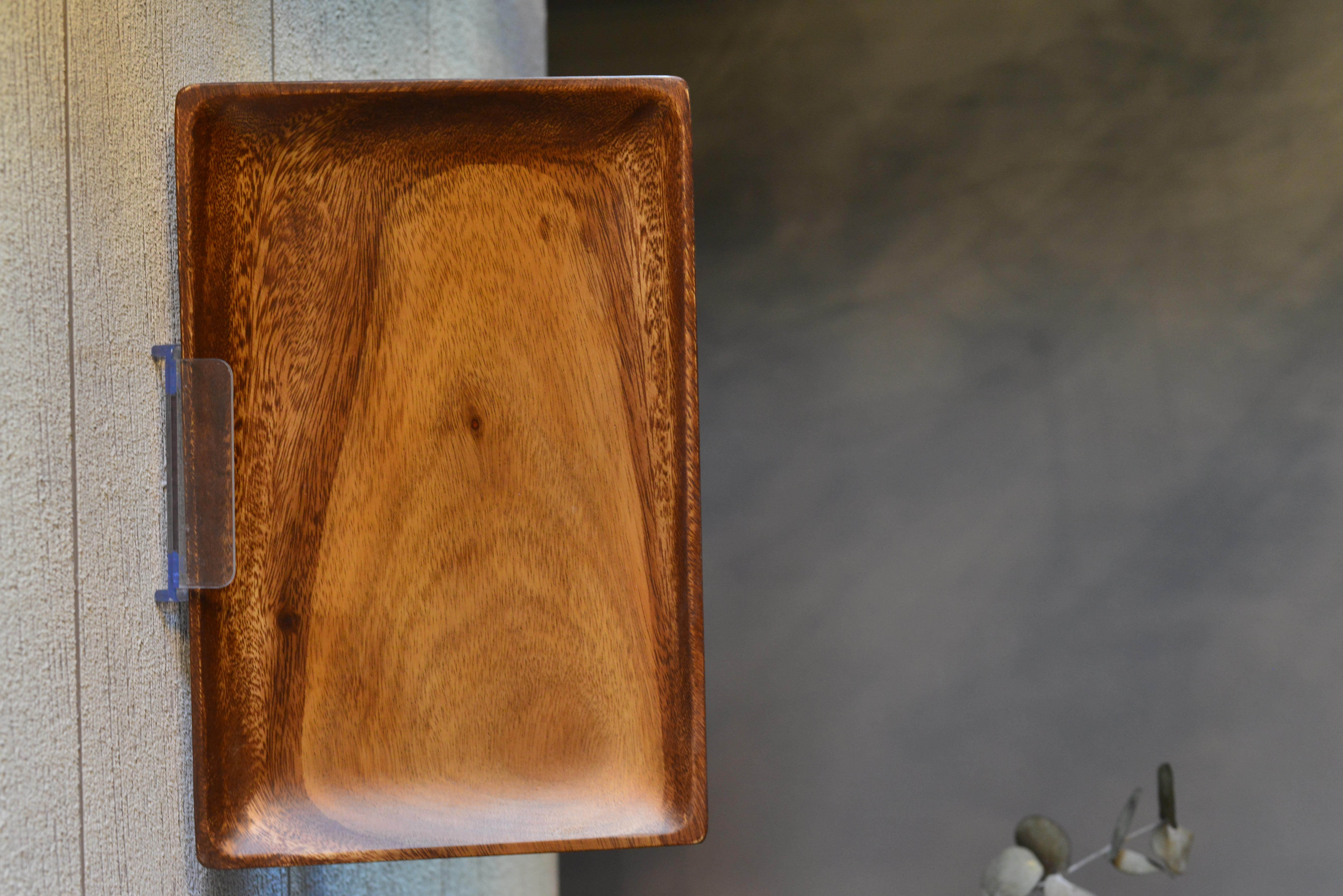 Akasya Büyük Boy Dikdörtgen Kayık Sunumluk Servis - 1 Adet