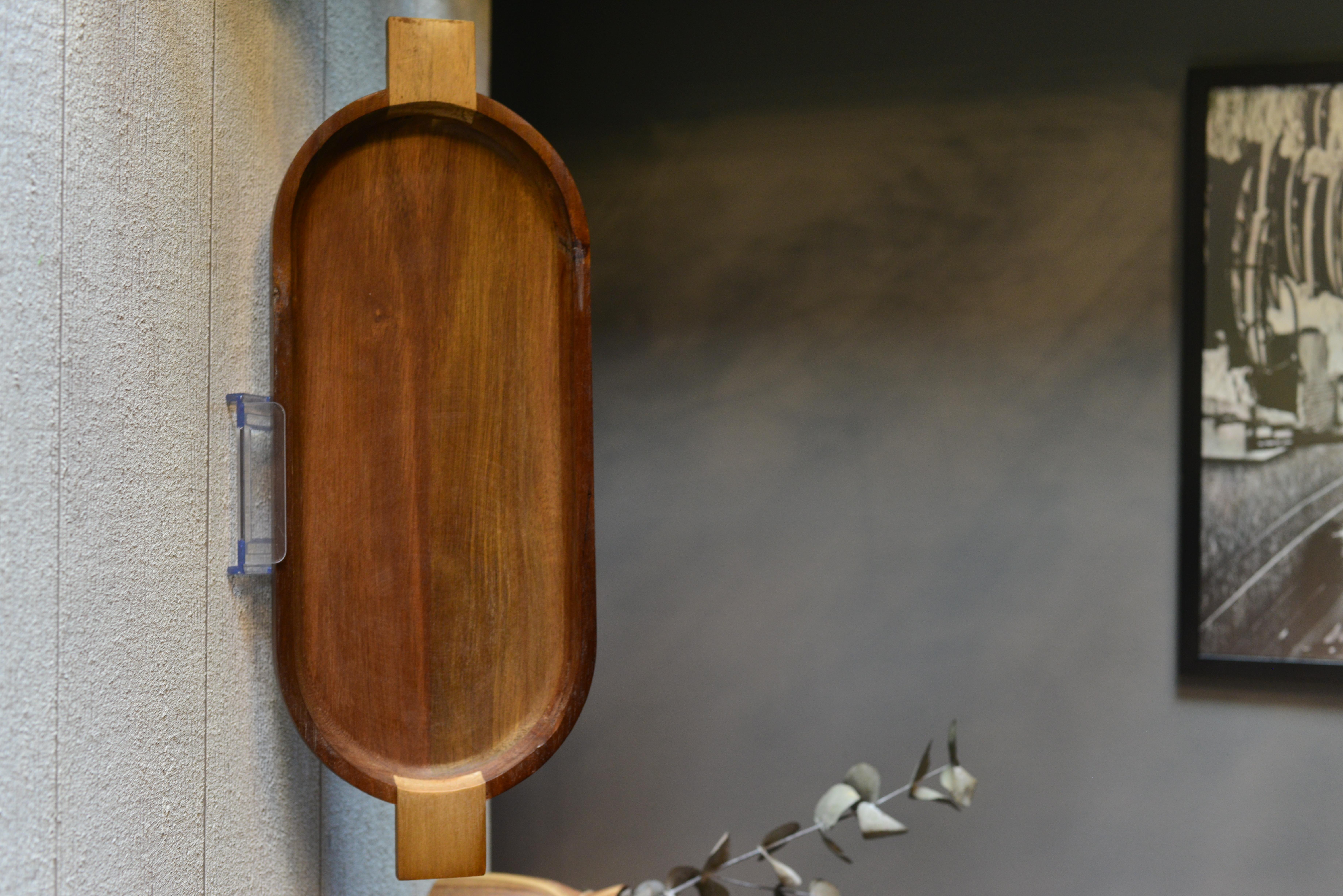 Akasya Çift Kulplu Oval Sunumluk - 1 Adet