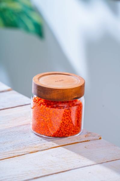 Akasya Kapak Pinterest Malibu Borosilikat Cam Kavanoz - 1 Adet 500 ML