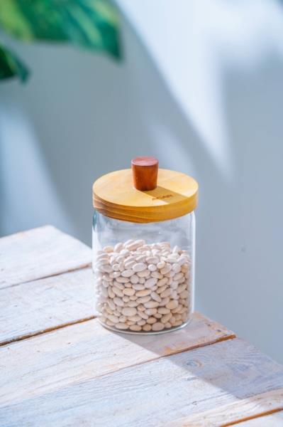 Akasya Kapak Pinterest Malibu Borosilikat Cam Kavanoz - 1 Adet 430 ML