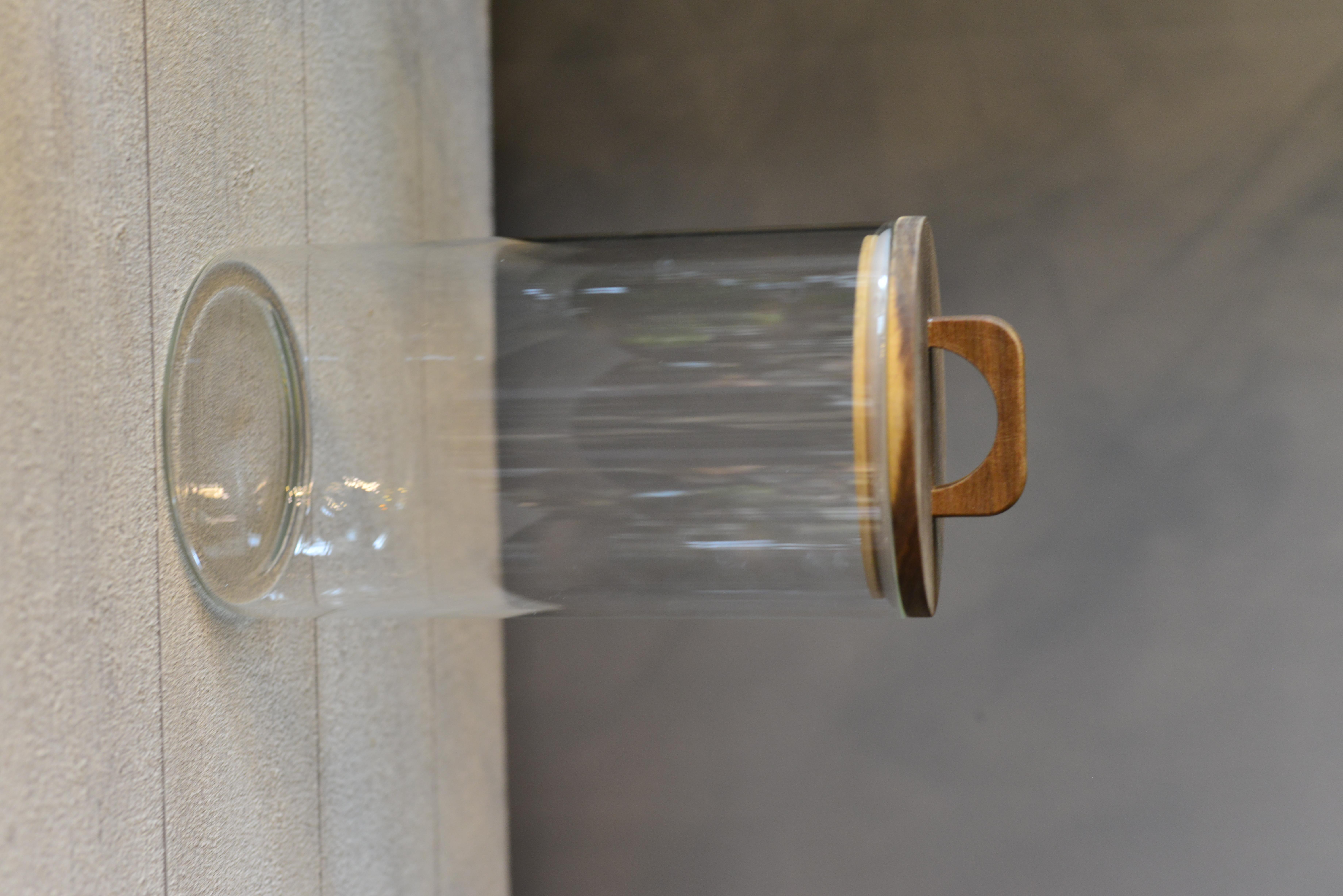 Akasya Kapak Pinterest Zahire Borosilikat Cam Kavanoz - 1 Adet 3250 ML