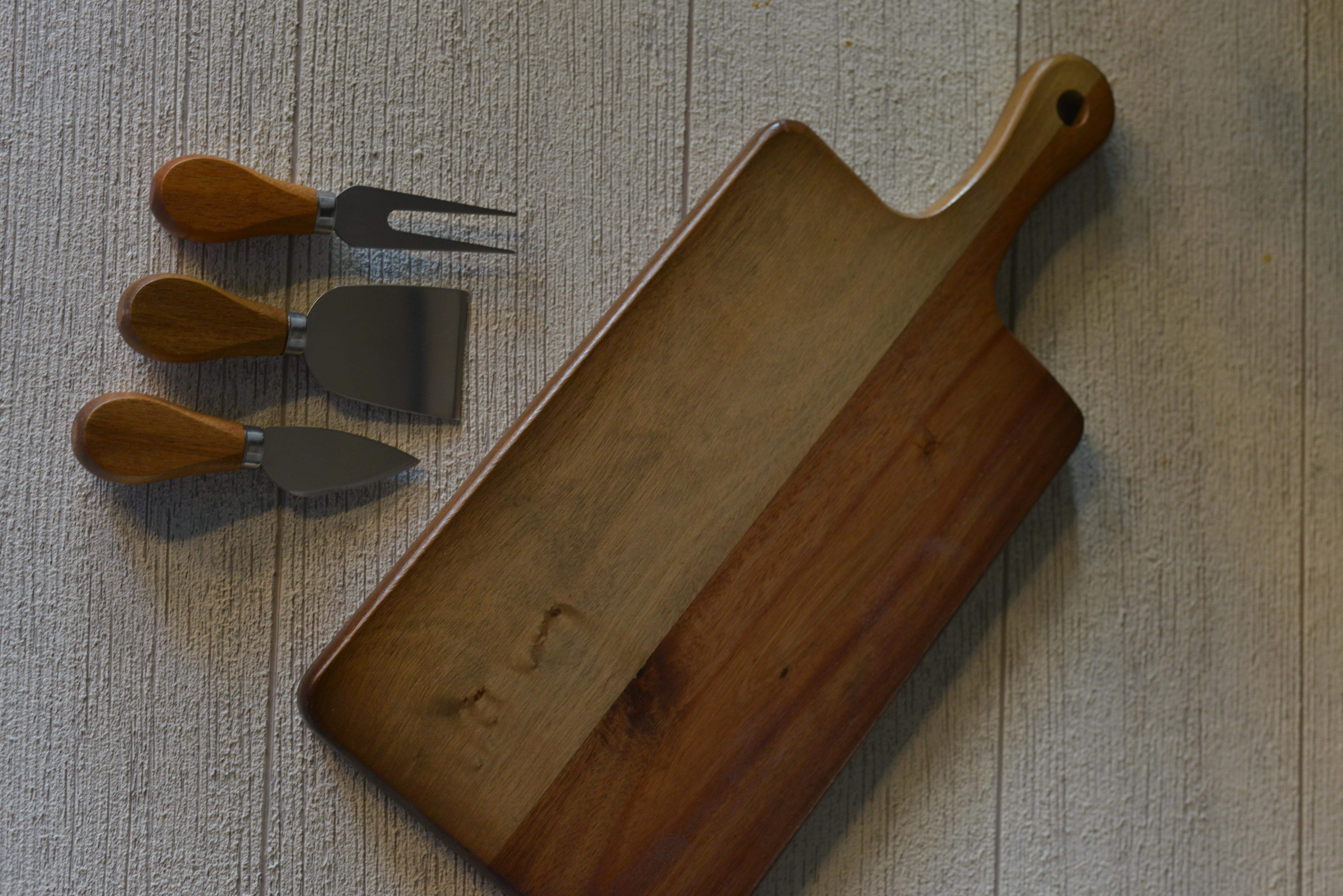 Akasya Peynir Bıçaklı Sunum Seti - 1 Adet