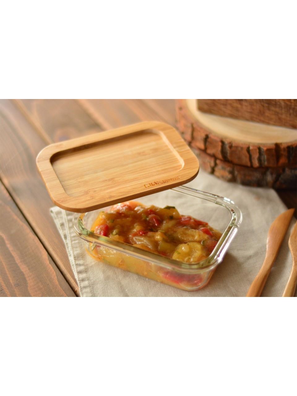 Bambu 3 Lü Saklama Kabı