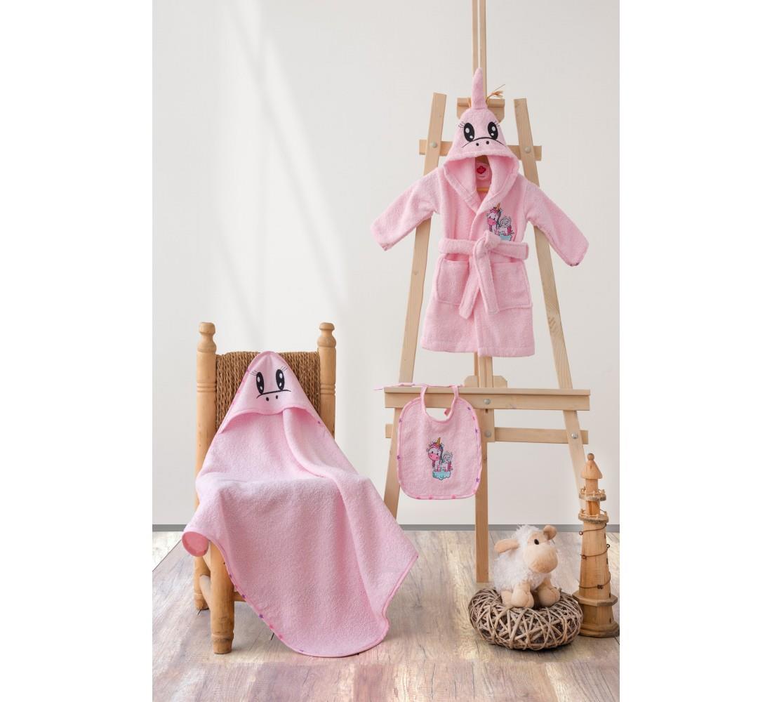 Bebek Banyo Seti Unicorn Pembe