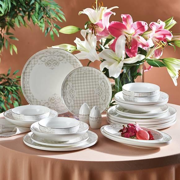 Berry Elegans 28 Parça Porselen 6 Kişilik Yemek Takımı